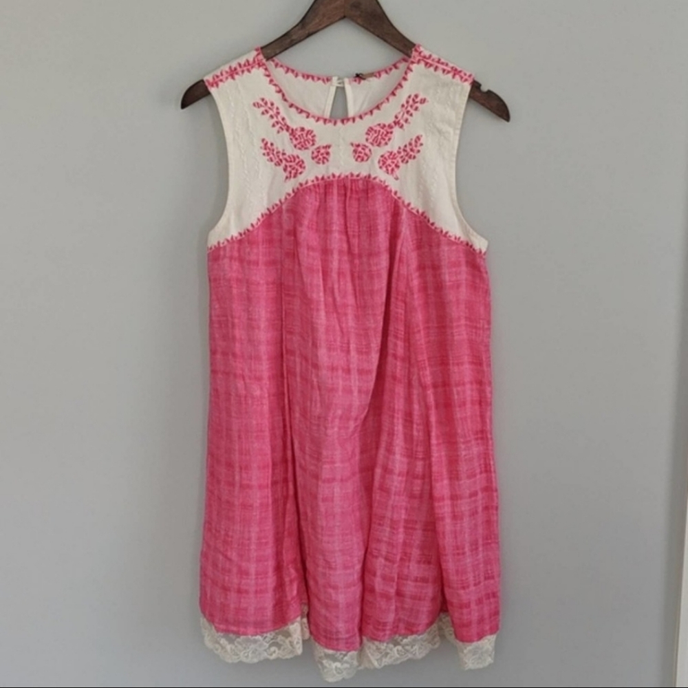 Embroidered Free People Babydoll SMALL